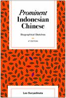 Prominent Indonesian Chinese biographical sketches /