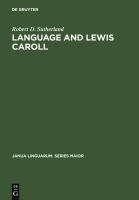 Language and Lewis Caroll.