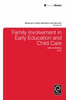 Family Involvement in Early Education and Child Care.