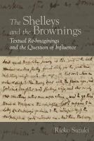 The Shelleys and the Brownings : textual re-imaginings and the question of influence.