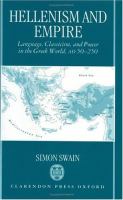 Hellenism and empire : language, classicism, and power in the Greek world, AD 50-250 /