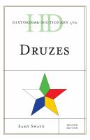 Historical dictionary of the Druzes