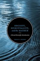 Society, spirituality, and the sacred : a social scientific introduction /