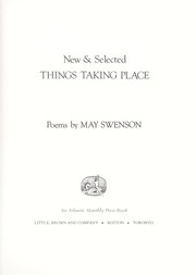 New & selected things taking place : poems /