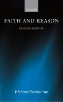 Faith and Reason.