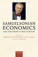 Samuelsonian Economics and the Twenty-First Century.