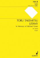 Litany : in memory of Michael Vyner : for piano /