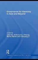 Governance for Harmony in Asia and Beyond.