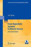 From Hyperbolic Systems to Kinetic Theory A Personalized Quest /