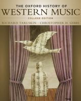 The Oxford history of Western music /