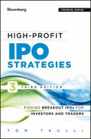 High-profit IPO strategies finding breakout IPOs for investors and traders /