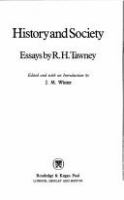 History and society : essays /