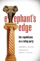 Elephant's edge the Republicans as a ruling party /
