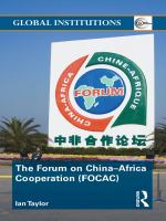 The Forum on China-Africa Cooperation