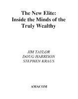 The new elite inside the minds of the truly wealthy /