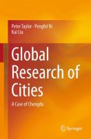 Global Research of Cities A Case of Chengdu /