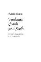 Faulkner's search for a South /