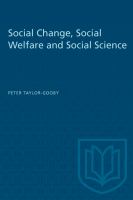 Social change, social welfare and social science /