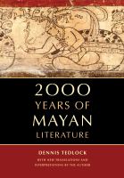 2000 years of Mayan literature /