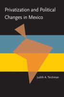 Privatization and political change in Mexico /