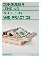 Consumer Lending in Theory and Practice.