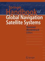Springer Handbook of Global Navigation Satellite Systems.