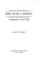 Rise to be a people : a biography of Paul Cuffe /