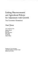 Linking macroeconomic and agricultural policies for adjustment with growth : the Colombian experience /