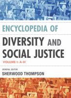 Encyclopedia of Diversity and Social Justice.