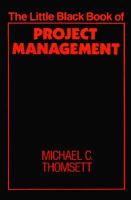 The little black book of project management