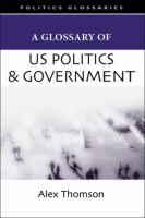 A glossary of US politics and government