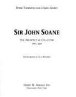 Sir John Soane : the architect as collector, 1753-1837 /