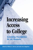 Increasing Access to College : Extending Possibilities for All Students.