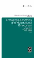 Emerging Economies and Multinational Enterprises.