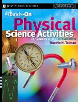 Hands-on physical science activities for grades K-6 /