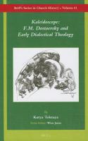 Kaleidoscope F.M. Dostoevsky and the early dialectical theology /