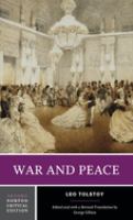 War and peace : the Maude translation, backgrounds and sources, criticism /