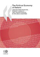 The political economy of reform lessons from pensions, product markets and labour markets in ten OECD countries /