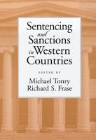 Sentencing and Sanctions in Western Countries.