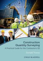 Construction quantity surveying a practical guide for the contractor's QS /