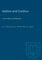 Debtor and creditor : cases, notes, and materials /