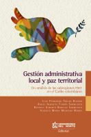 Gestión administrativa local y paz territorial