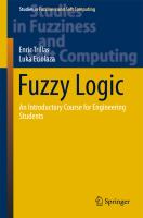 Fuzzy Logic : An Introductory Course for Engineering Students.
