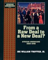 From a raw deal to a New Deal? African Americans, 1929-1945 /