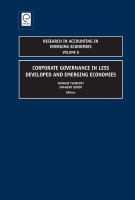 Corporate Governance in Less Developed and Emerging Economies.