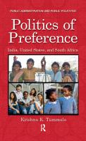 Politics of preference India, United States, and South Africa /