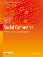 Social Commerce Marketing, Technology and Management /