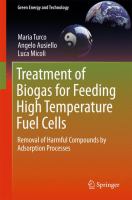 Treatment of Biogas for Feeding High Temperature Fuel Cells Removal of Harmful Compounds by Adsorption Processes /