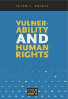 Vulnerability and human rights /