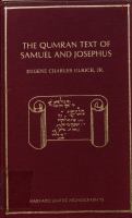 The Qumran text of Samuel and Josephus /